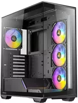 Antec Constellation Series C3 ARGB - Mid tower - ATX - Seitenteil mit Fenster (gehärtetes Glas) - keine Spannungsversorgung - Schwarz - USB/Audio (0-7