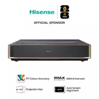 Projektorius HISENSE PT1 3D Smart TV, 16:9 natūralus, Wi‑Fi ir Ethernet, HDR (HLG), HDMI 2.0/2.1, Juodas