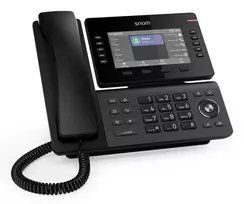 IP telefonas Snom D815WB juodas – 5 colių IPS ekranas, Gigabit Ethernet, Wi‑Fi 802.11n/ac, PoE, Bluetooth