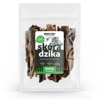 Šunų skanėstai UNISZKI Šerno oda, 100 g – dietinis kietas kramtukas, be konservantų, be glitimo ir cukraus