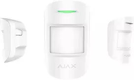 Ajax MotionProtect Outdoor belaidis PIR judesio detektorius luboms/sienai baltas