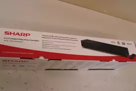 Sharp HT-SB700 2.0.2 kompaktiška Dolby Atmos garso juosta – 140 W, Bluetooth, belaidė, juoda