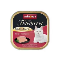 Šlapias kačių ėdalas animonda Vom Feinsten Kalakutiena su Pomidorais Švelnus Patė 100 g padėklas – suaugusioms katėms