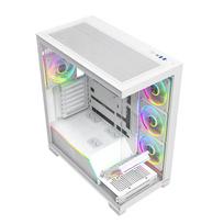 PC korpusas MODECOM VOLCANO STELLAR PLUS ARGB MIDI 8F BALTA
