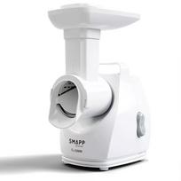 Mėsmalė SMAPP model 490.81 BALTA - 2200 W, 1 greitis, 2,7 kg/min, 3 sieteliai, balta, smulkinimo priedas