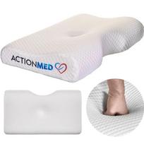 Ortopedinė pagalvė ActionMed PO200AM – anatominė porolono pagalvė galvai ir kaklui, 590×350 mm, max aukštis 11 cm, nuimamas užvalkalas