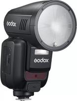 Blykstė Godox V100 skirta Sony – nešiojama 100 Ws foto blykstė su įmontuota įkraunama baterija