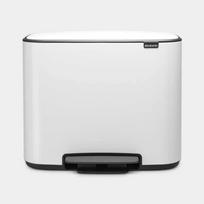 Šiukšlių konteineris BRABANTIA 121142 stačiakampis baltas, 540×363×440 mm