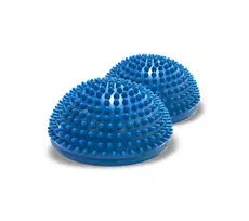 Sensoriniai pusrutuliai balansui ir propriocepcijai Qmed DRQM3GCH101 – pora, technopolimeras, Ø16 cm, maks. apkrova 100 kg, mėlyni