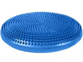 Pripučiama stabilumo pagalvė MDH Sensory Balance Disc DRQM3C0CHXUXP, mėlyna, PVC, Ø350 mm, aukštis 60 mm, max apkrova 200 kg, su rankenėlėmis