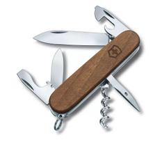 Victorinox Spartan Wood – daugiafunkcis peilis su graikinių riešutų medžio rankena ir nerūdijančio plieno įrankiais