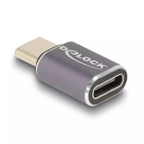 DeLOCK USB-C adapteris 40Gbps USB Type-C PD 3.0 100 W vyriška–moteriška prievado apsauga 8K 60 Hz metalinis