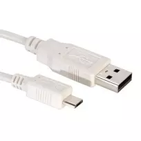 USB laidas Value USB 2.0 USB-A kištukas, USB micro-B kištukas 3,00 m baltas ekranuotas 11.99.8755