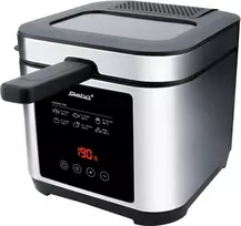 Gruzdintuvė Steba DF 150 (263500) su ekranu, 2,5 l talpa, 1200 W galia, nerūdijančio plieno ir juodos spalvos