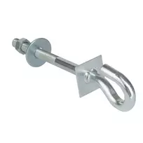 Kabliukas sraigtinis „Extralink EX.6464“ 16/200 mm — metalinis lubų ir sienos inkaras kabelių tvarkymui
