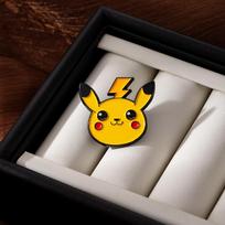 Creative Pikachu Pattern Funny Alloy Oil Drop Badge Anime Pokémon Brooch Clothes Backpack Accessories