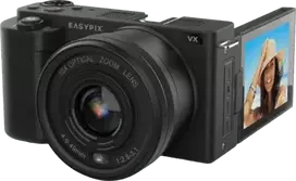 Easypix VX6430 Skaitmeninis Fotoaparatas 64 Megapikseliai Opt. Zoom 10 x Juodas 4K-Video (20205)