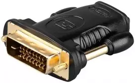Goobay HDMI/DVI-D adapteris, HDMI lizdas (A tipas) -> DVI-D (24+1) kištukas (68931)