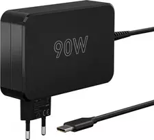 Goobay 65420 Greitasis USB-C įkroviklis nešiojamiesiems kompiuteriams ir mobiliesiems įrenginiams, 90 W, juodas