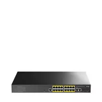 Valdomas L2 Gigabit Ethernet jungiklis Cudy GS2018PS2 16 prievadų PoE