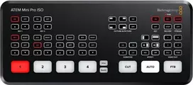 Blackmagic ATEM Mini Pro ISO – vaizdo perjungiklis, 2K Ultra HD, 720p/1080i/1080p, 60 kadrų/s, Gigabit Ethernet
