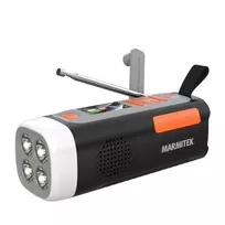 Marmitek RESQ 200 – Sukama radijo imtuvas, Nešiojamas, Analoginis ir skaitmeninis, DAB, DAB+, FM, 87.5 - 108 MHz, 170 - 240 MHz, 3 W