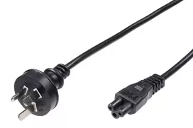 Microconnect PE010818AUSTRALIA maitinimo laidas, juodas, 1,8 m, kištukas I tipas, C5 mova