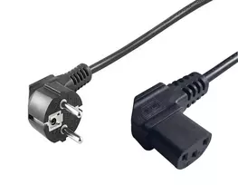 Microconnect PE010510 maitinimo laidas juodas 1 m CEE7/7 C13