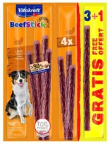 Šunų dresūros skanėstai Vitakraft Beef Stick Turkey – 4×12 g paketėliai, baltymai 30%, riebalai 25%