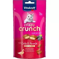 Vitakraft Crispy Crunch Duck su aronija 60 g – traškūs skanėstai suaugusioms katėms