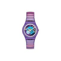 SWATCH Women's Skeleton Watch GV129 GV129 Purple blue