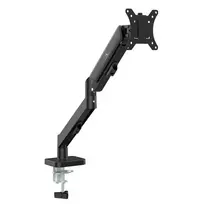 Maclean MC-133 monitor laikiklis su dujine spyruokle, 17–32 colių, 2–10 kg, juodas