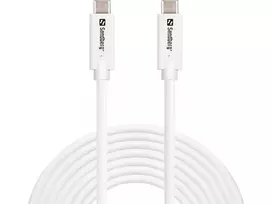 Sandberg USB-C į USB-C laidas USB 3.2 Gen2 100W, 5m, baltas