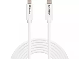 Sandberg USB-C į USB-C laidas USB 3.2 Gen2 100W, 3 m, baltas