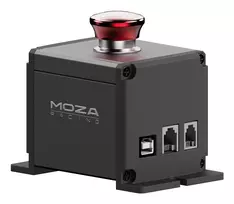 MOZA E-Stop Switch avarinio sustabdymo mygtukas (juodas, aliuminis)