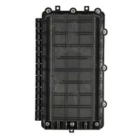 Išorinė optinė jungiamoji dėžė Extralink Jerry 2 lėkštės 24 skaiduloms, ABS/PVC korpusas, juoda