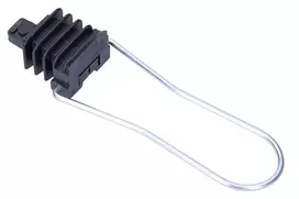 Opticinio kabelio tvirtinimas Extralink AC-12 2–24 skaiduloms, maks. ryšulio Ø 1,2 cm, ABS ir metalas, juodas
