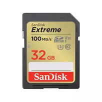 SanDisk Extreme PLUS SD UHS-I 32GB atminties kortelė SDSDXWT-032G-GNCIN