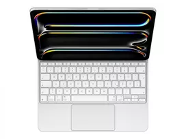 Apple Magic Keyboard iPad Pro 13 colių M4 Baltas Vokiškas QWERTZ su Trackpad