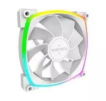 Montech RX120 PWM kompiuterio korpuso ventiliatorius 12 cm baltas 3 vnt.