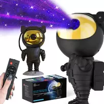 Naktinė lemputė, Extralink Home Star Projector BLACK, vaikams, astronautas