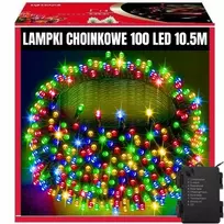 Extralink EX.95535 baterinės Kalėdų girliandos, 100 LED, daugiaspalvės, 10,5 m