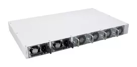 MikroTik CRS812-8DS-2DQ-2DDQ-RM tinklo jungiklis — 8× 10G SFP+ stelažinis agregacinis jungiklis