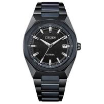Citizen Attesa Series 100 Meters Water Resistant Eco-Drive Quartz Movement Titanium Bracelet Watch 39Mm Women watches Black CB3046-76E Regular Watch Box