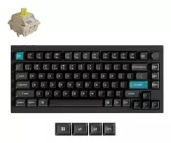 Mechaninė klaviatūra Keychron Q1 Ultra 8K – 75% forma, USB + RF belaidis + Bluetooth, RGB foninis apšvietimas, juoda