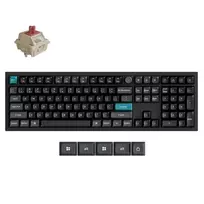 Mechaninė klaviatūra Keychron Q6 Ultra 8K – pilno dydžio (100 %), USB + RF belaidis + Bluetooth, RGB, juoda