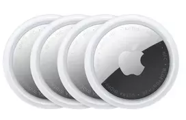 Asmeninis radimo įrenginys Apple AirTag sidabrinis/baltas – 4 vnt. pakuotė, CR2032 baterija, 11,8 g, Ø 31,9 mm