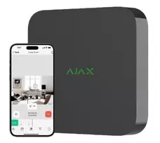 Continental Ajax DC 8 ch Black – 8 kanalų 4K NVR, 25/30 kadrų per sekundę, SATA HDD iki 16 TB, 100Mbit/s