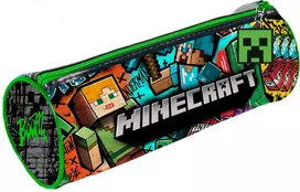 Pieštukinė vaikams Kids Euroswan Minecraft modelis MC00052, kompaktiškas penalas