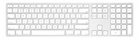 Matias Aliumininė Mac klaviatūra su USB-C belaidžiu imtuvu